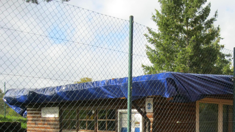 Dachsanierung Vereinsheim des TC Flinsbach e.V.